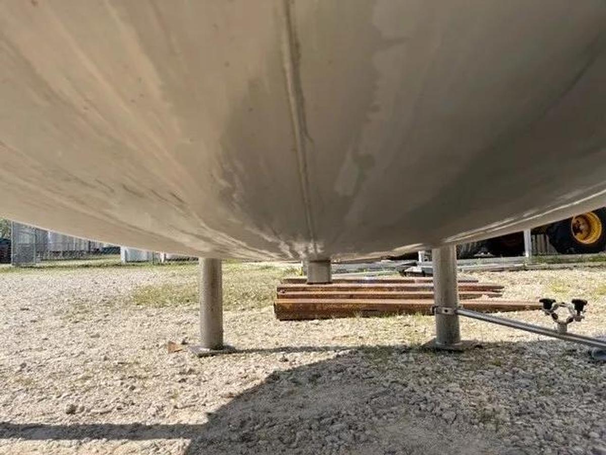 1000 Gallon 316L Stainless Steel Walker Jacketed Mix Tank Dish Bottom split lid