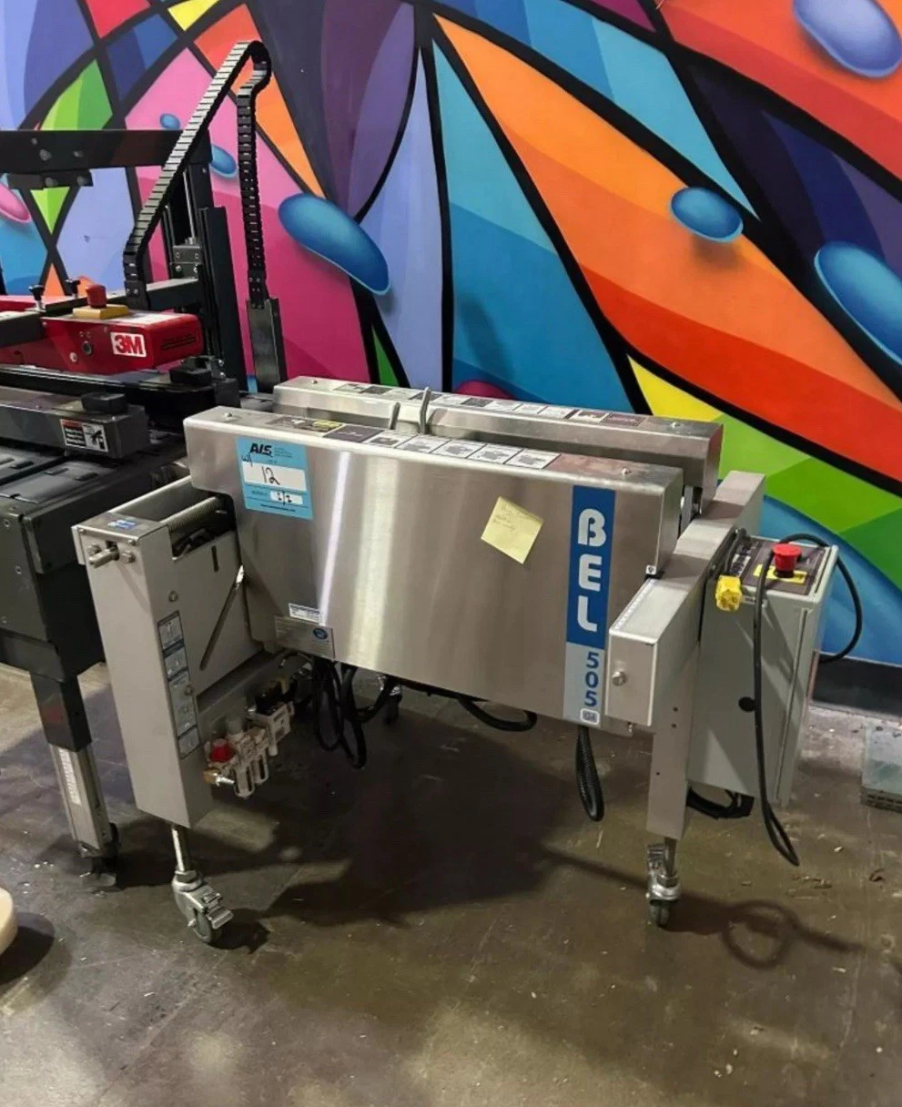 Used 3M-Matic 8000A Top&Bot Case Sealer w/ BEL 505G4 Semi-Automatic Case Erector 2018