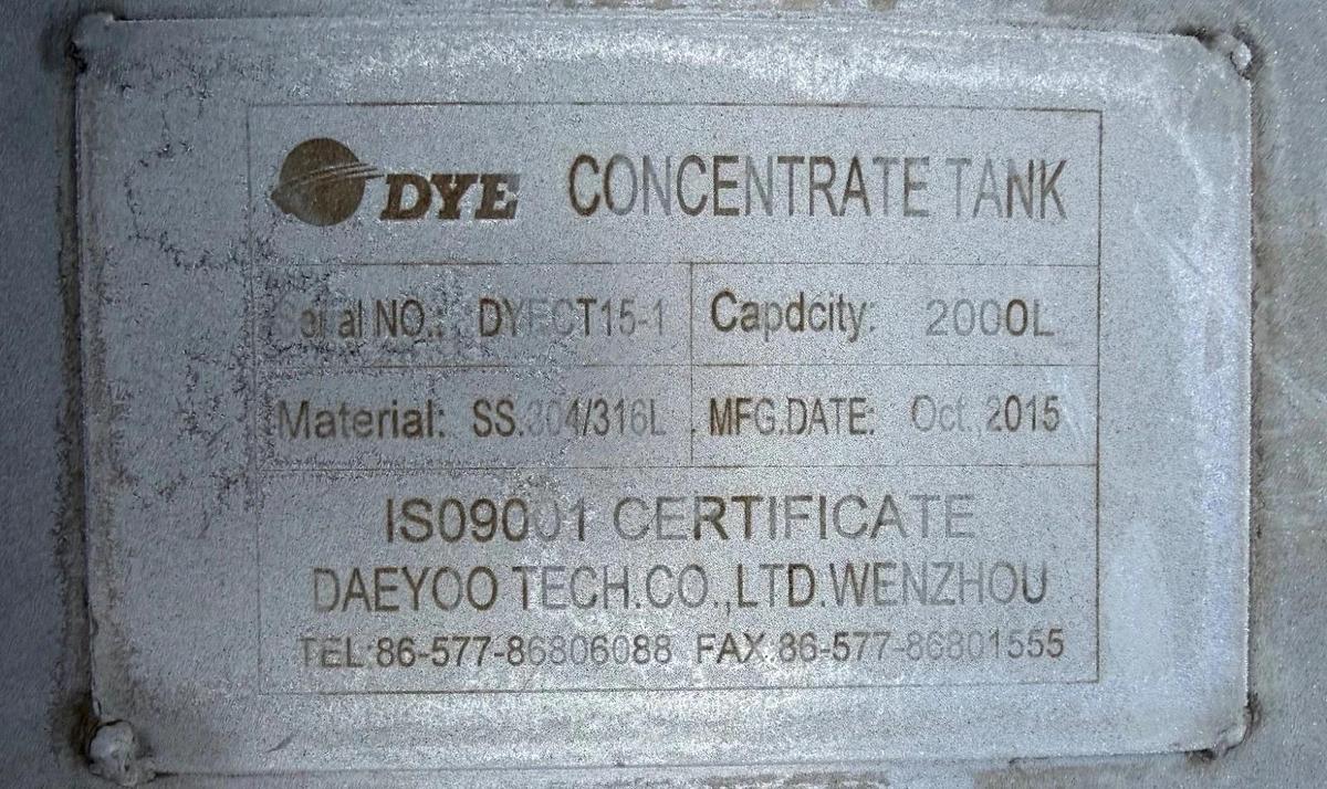 Used 500 Gallon 316 L  Jacketed Processor. Dome Top , Cone Bottom , 2 Available!