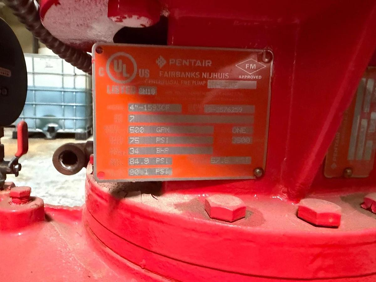 Geo-Systems USA Fire Pump Package Industrial Fire Protection System Skid