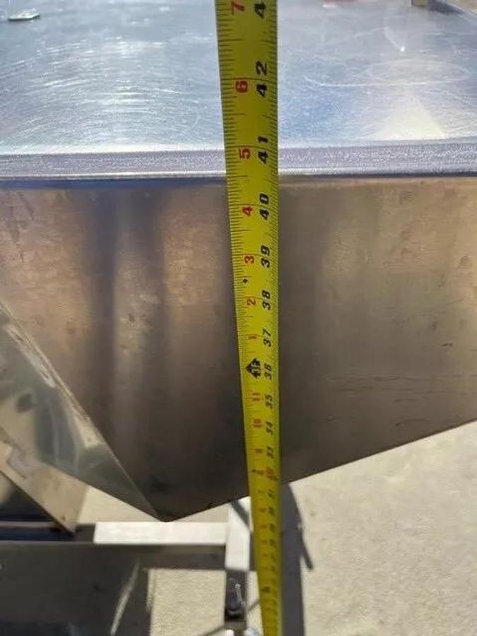 Used Incline Conveyor Stainless Steel Capmatic Elevator Hopper Food Grade