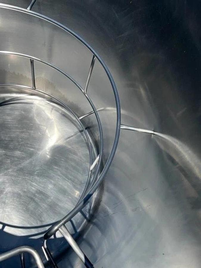 1500 Gallon Stainless Steel Jacketed Tanks Sanitary Open Top total of 6