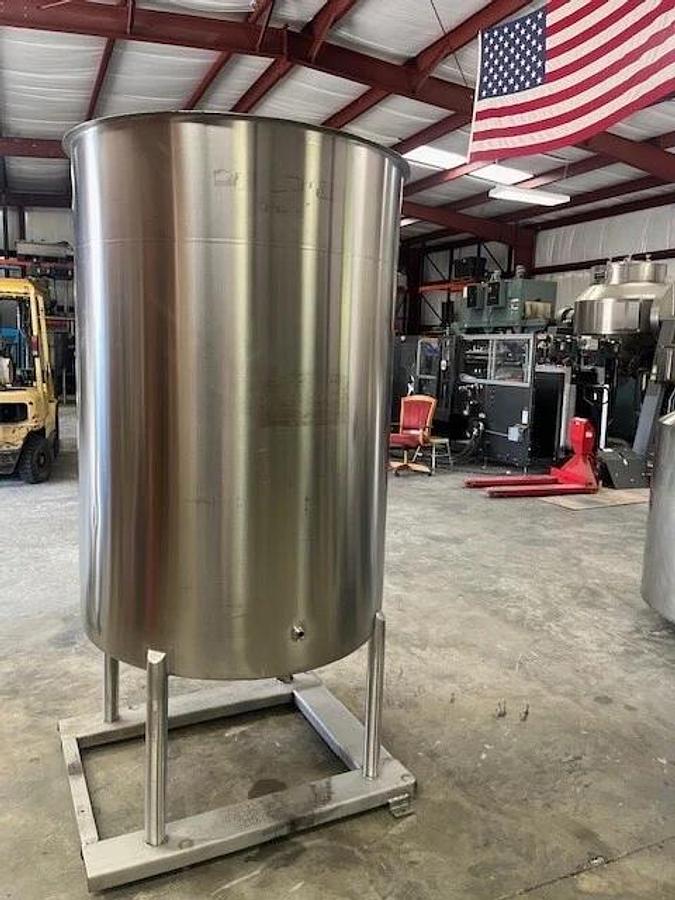Used 360 Gallon 304 Stainless Steel Tank , Last used as a CIP Tank