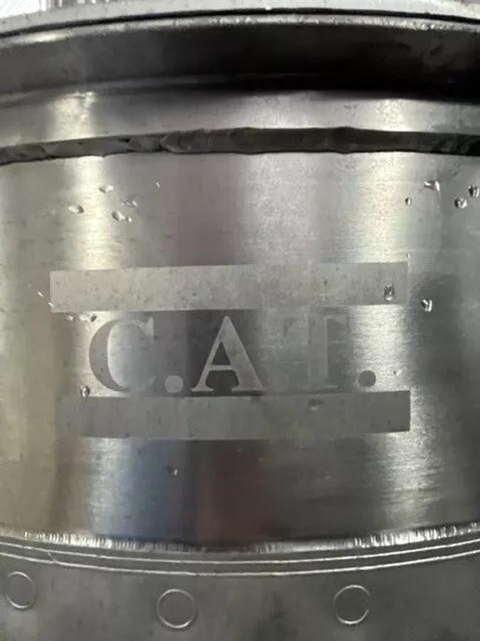 Used 200 Gallon Jacketed Stainless Steel Tank W High Shear Disperser Mixer 7.5 HP