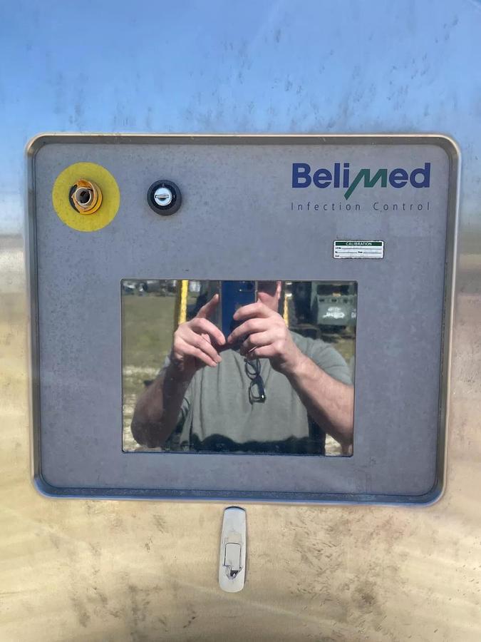 Used BeliMed Autoclave Sterilizer Model 9-6-9 HS1 40” x 40” x 26” wide Chamber