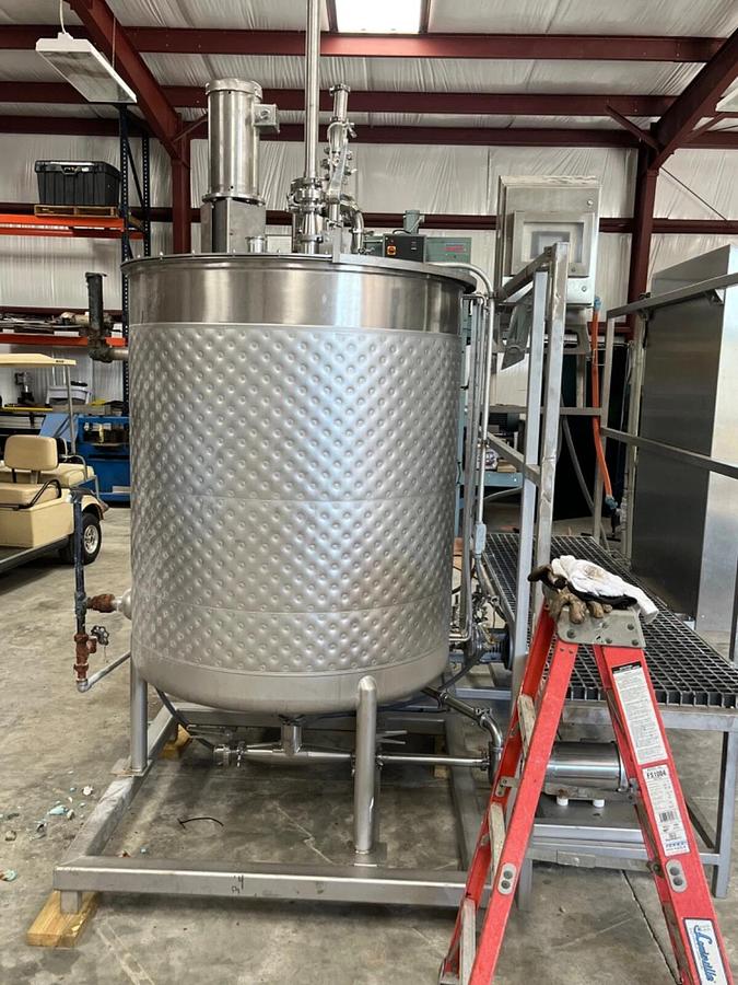 Used JBT CAT MEPSCO Brine Mix / Chill system 200/300 Gallon 2 tank setup Stainless