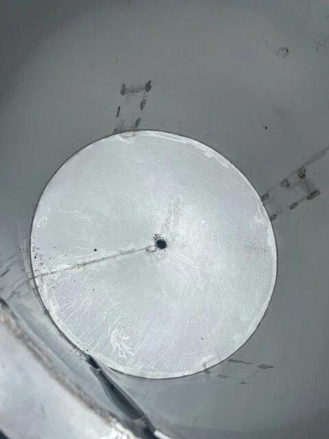 Used 250 Gallon 316 Stainless Steel Mix Tank w Cone Bottom Open Top on legs 5 availa