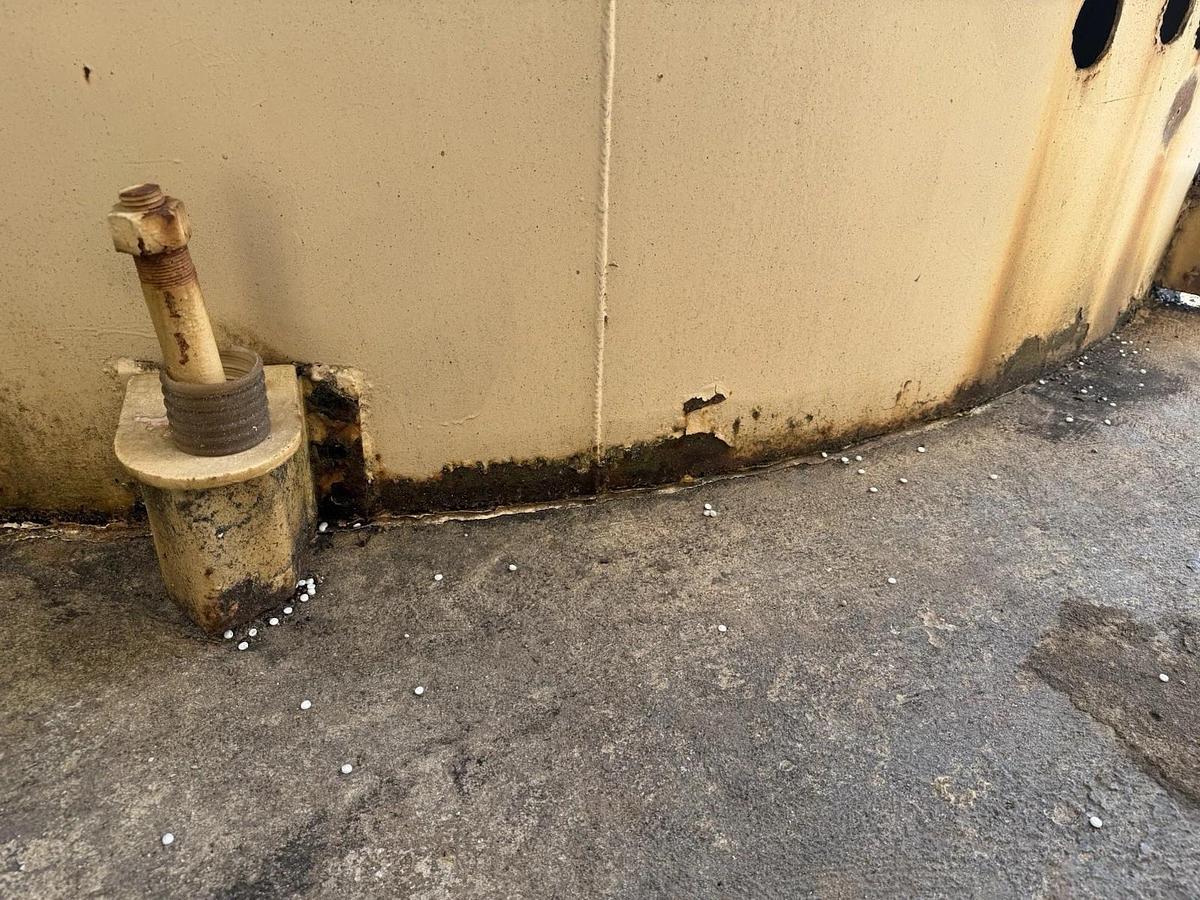 Used Pellet Resin Silo’s by Schuld Mfg , Model # 60-12 x 56 Vertical w/ Cone Bottom