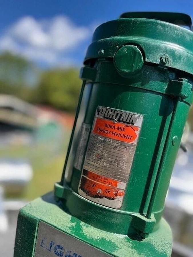 1000 Gallon 316L Stainless Steel Mix w Lightnin Tank Cone Bottom Open Top