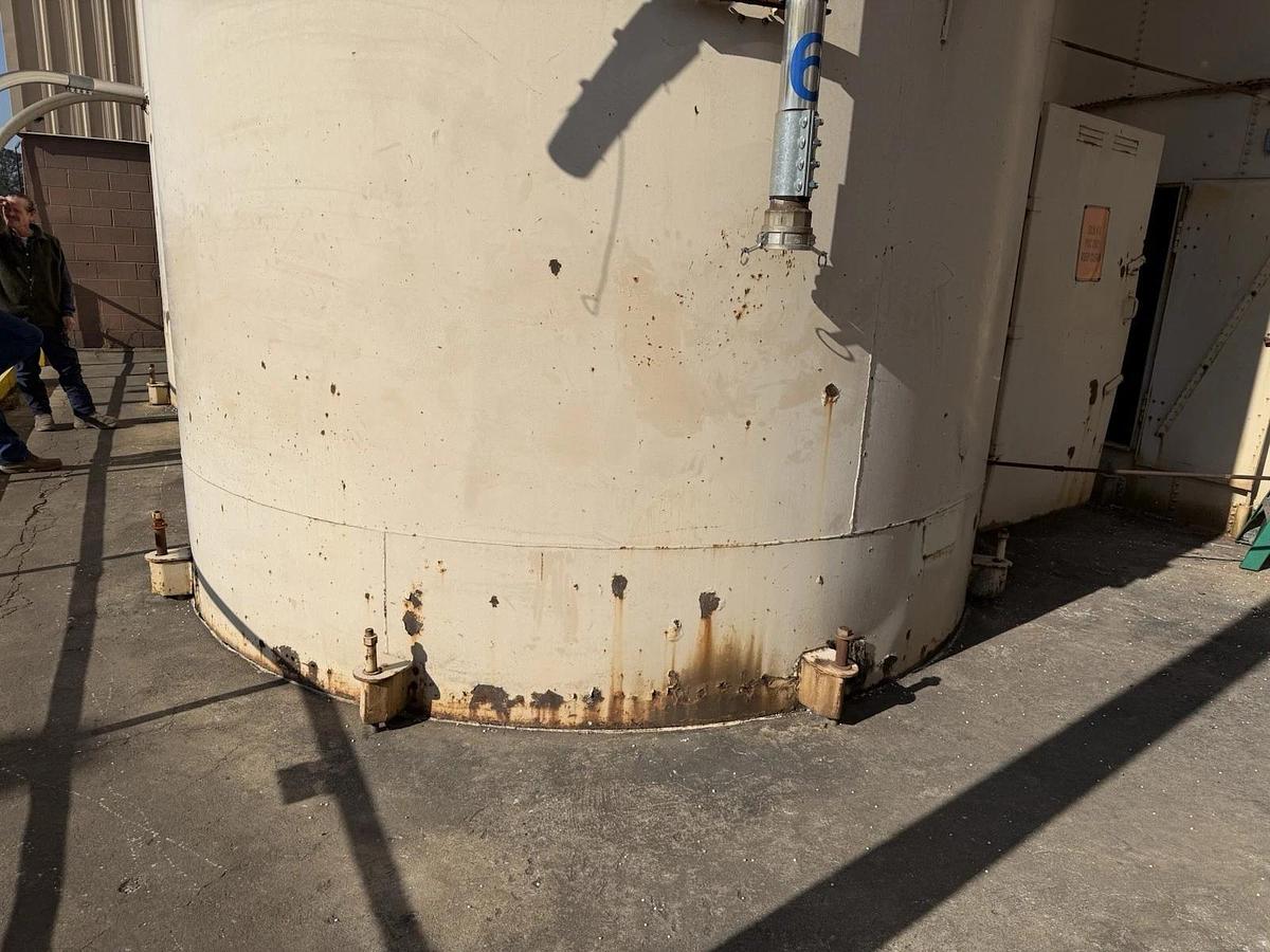 Used Pellet Resin Silo’s by Schuld Mfg , Model # 60-12 x 56 Vertical w/ Cone Bottom