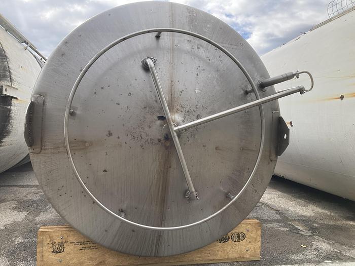Used 5000 Gallon Walker Stainless Steel Jacketed Vertical Tank Food Grade Tank2003 Walker Mfg