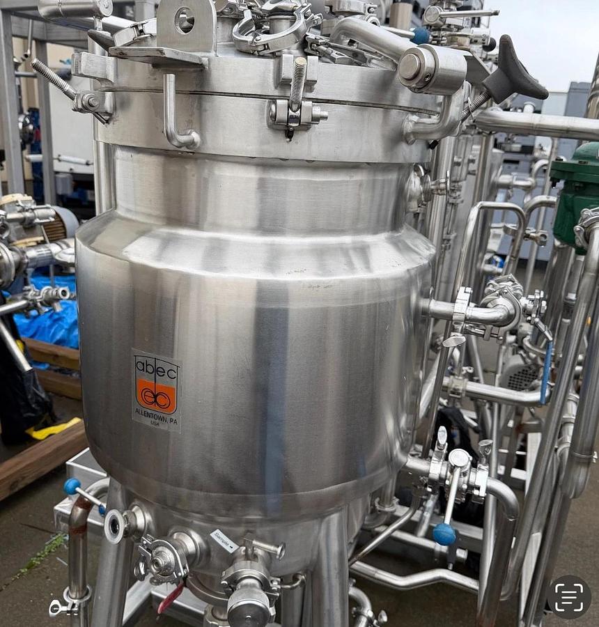 Used Pharmaceutical Biotech Processing Skid Abel & Lee Industries for Batch Processin