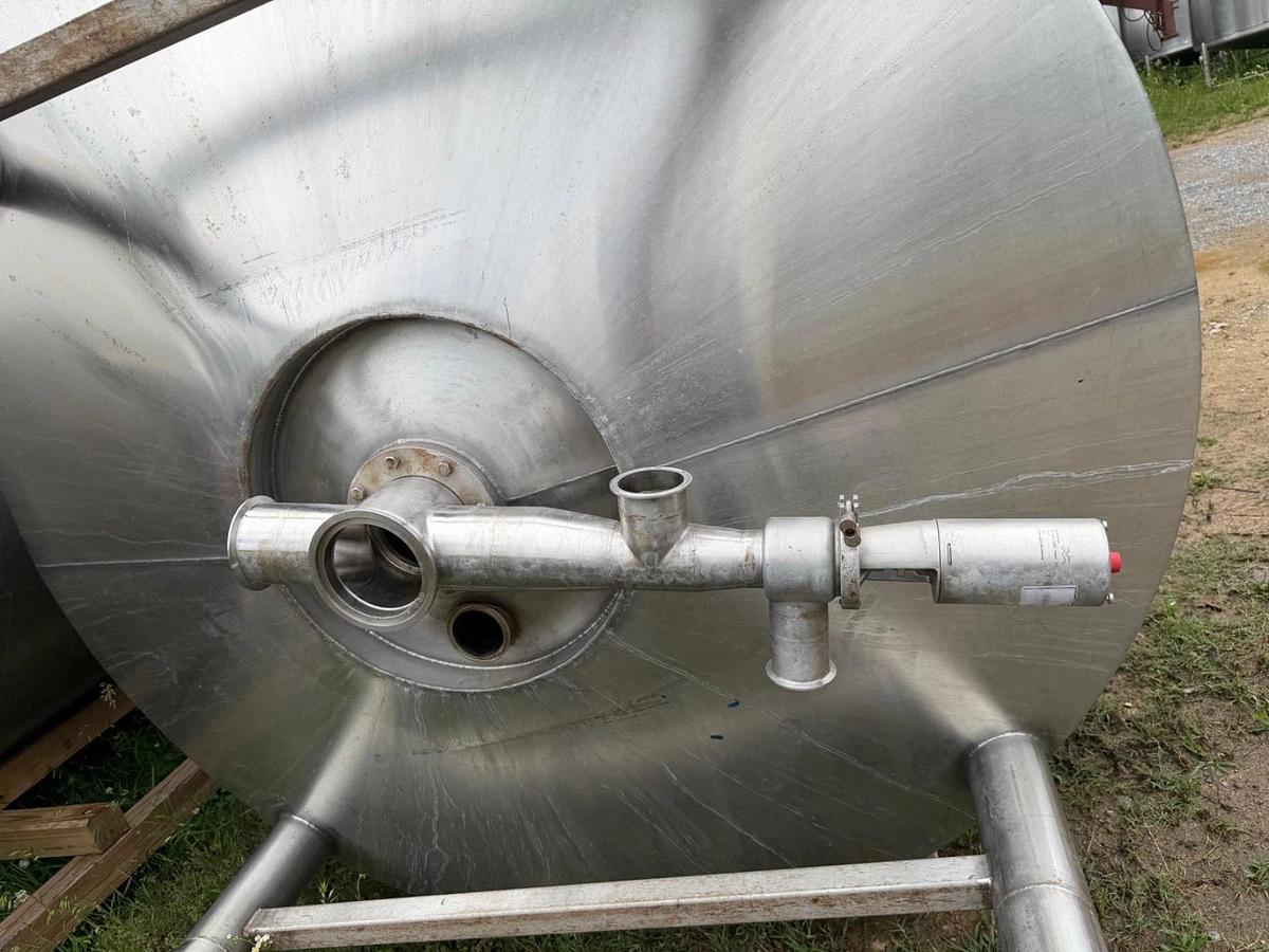 Used 1000 Gallon Stainless Steel Homogenizing High Shear Mix Tank ARDE-Barinco 50 HP