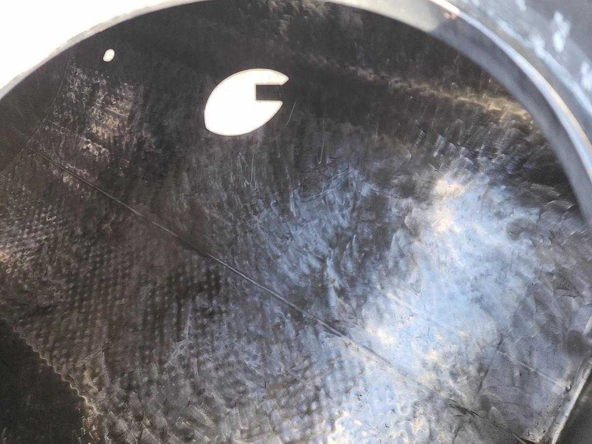 Used 4000 Gallon De Laval Stainless Steel Jacketed Horizontal Storage Tank