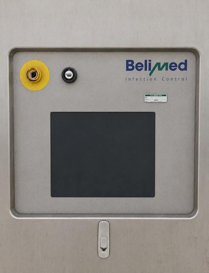 Used BeliMed Autoclave Sterilizer Model 9-6-9 HS1 40” x 40” x 26” wide Chamber