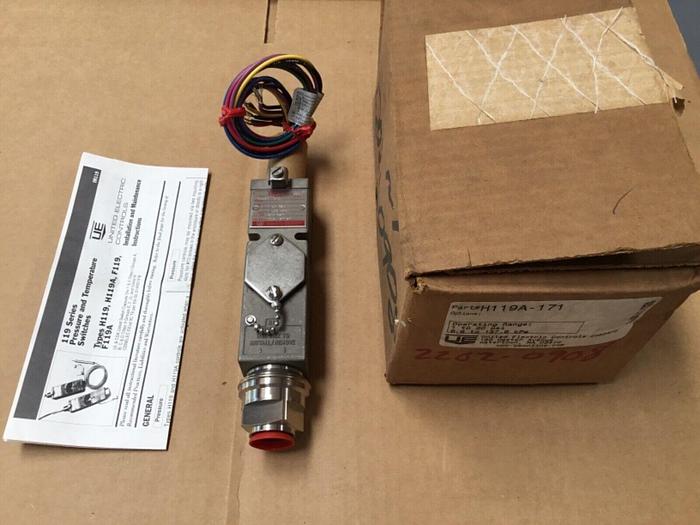 United Electronics 119 series Pressure Switch Type H119 Model 171