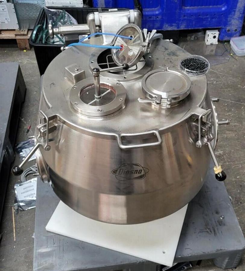 Used 125 Gallon Dixie Mixer 316 Stainless Steel Tank W High Shear Disperser  15 HP