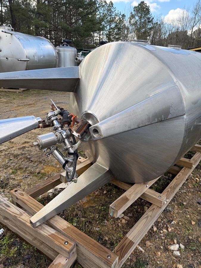 Used 500 Gallon 316 L  Jacketed Processor. Dome Top , Cone Bottom , 2 Available!