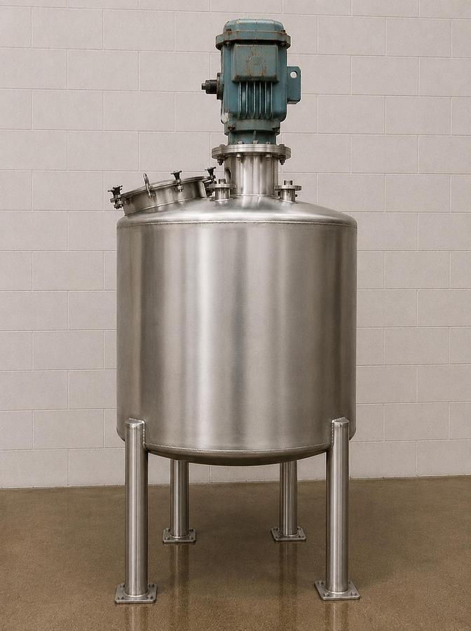Used 500 Gallon ARDE Barinco Stainless High Shear Homogenizer Emulsifier Mixer 15HP