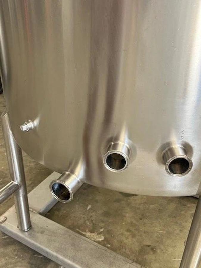 Used 360 Gallon 304 Stainless Steel Tank , Last used as a CIP Tank