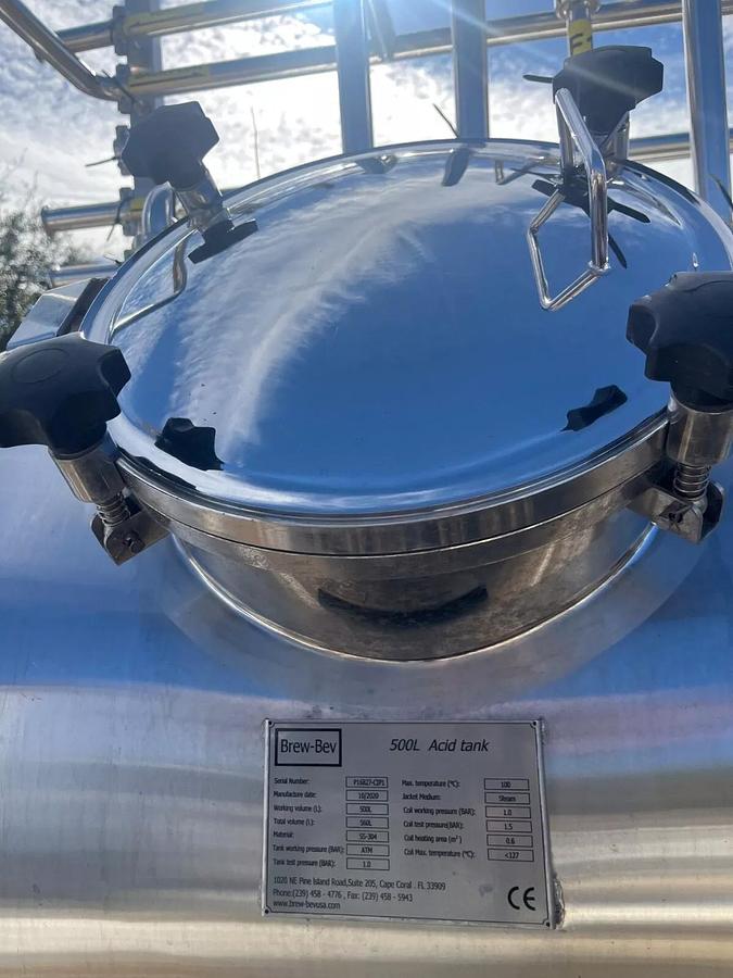 Used Brew-Bev 3 Tank CIP System new 2020 3 Tank CIP System includes Everything