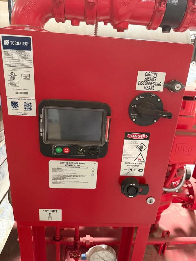Geo-Systems USA Fire Pump Package Industrial Fire Protection System Skid