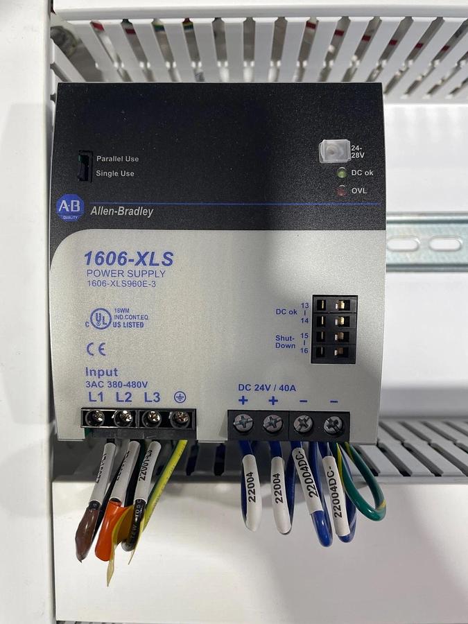 Used NEW Allen Bradley ControlLogix PLC PowerFlex 525 Stainless Hoffman Control Panel