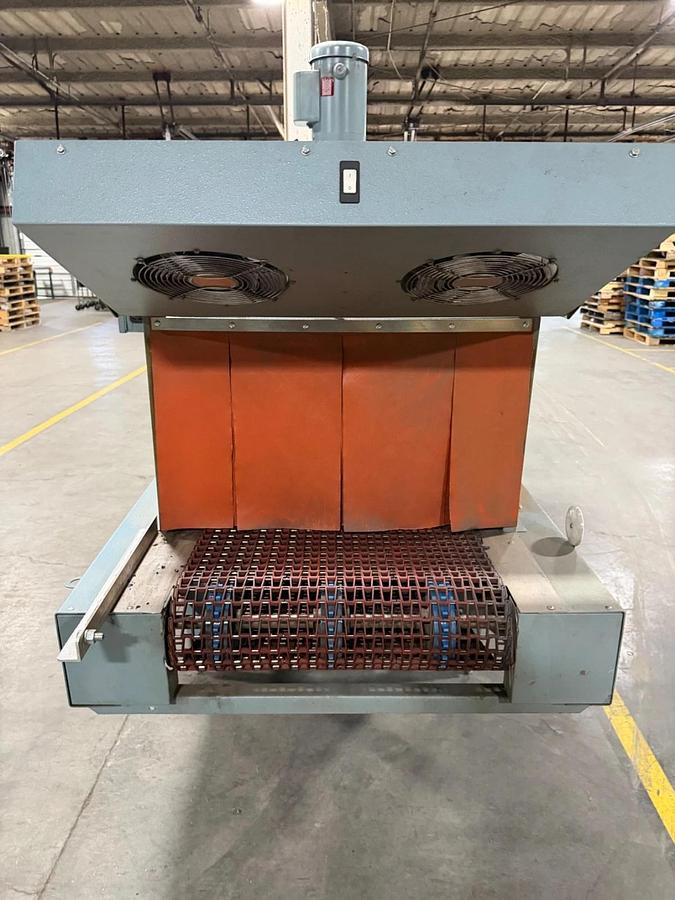 Automatic Bundler Sealer Weldotron Model 1209-OP w Shanklin T8 Shrink Tunnel Sys