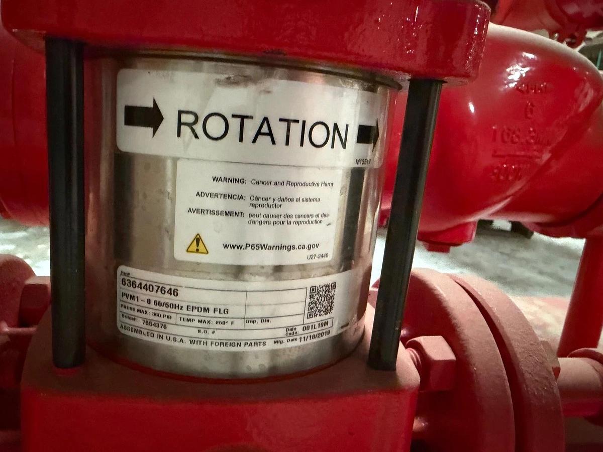 Geo-Systems USA Fire Pump Package Industrial Fire Protection System Skid