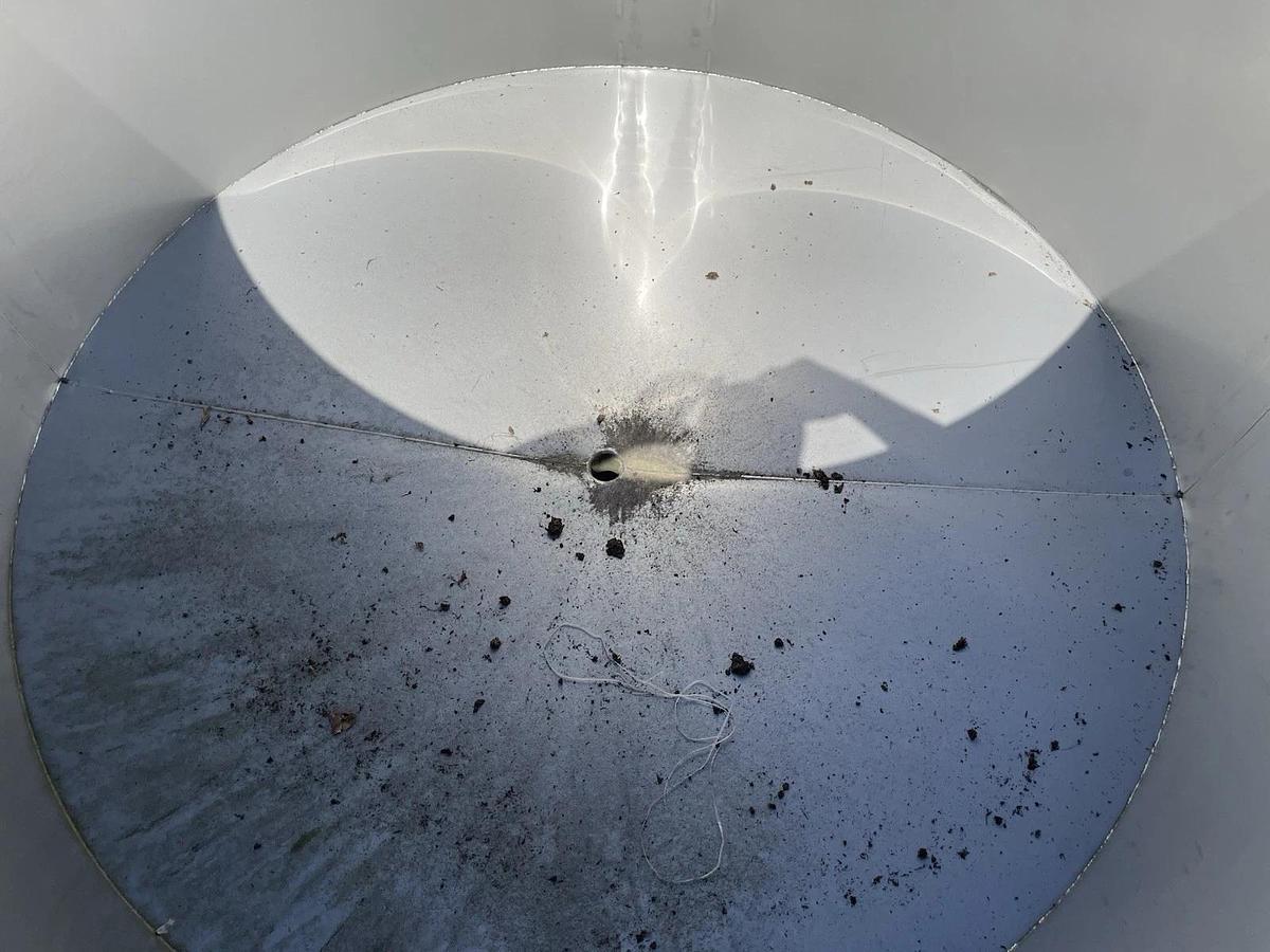 600 Gallon , 500 Working Capacity 304 Stainless Steel Mix Tank Cone Bottom Open