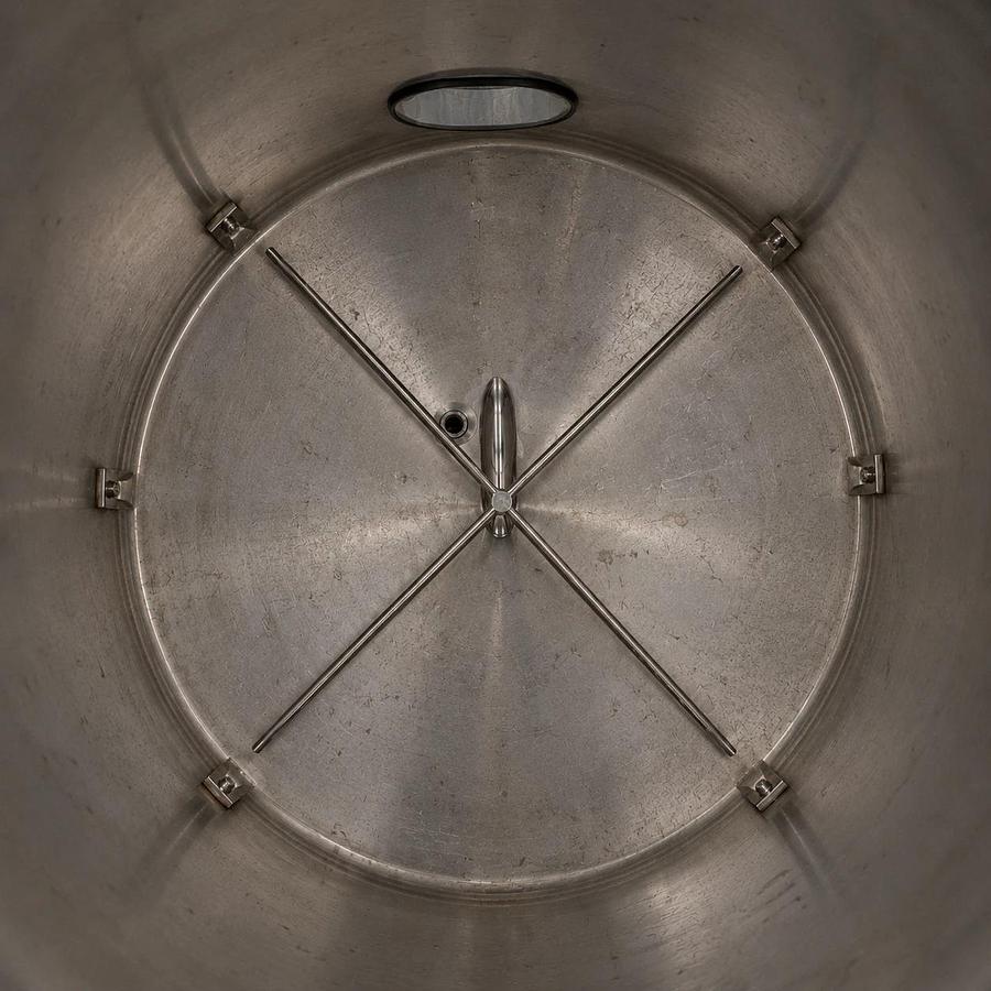 Used 3500 Gallon Stainless Steel Vertical Storage Tank Very Clean