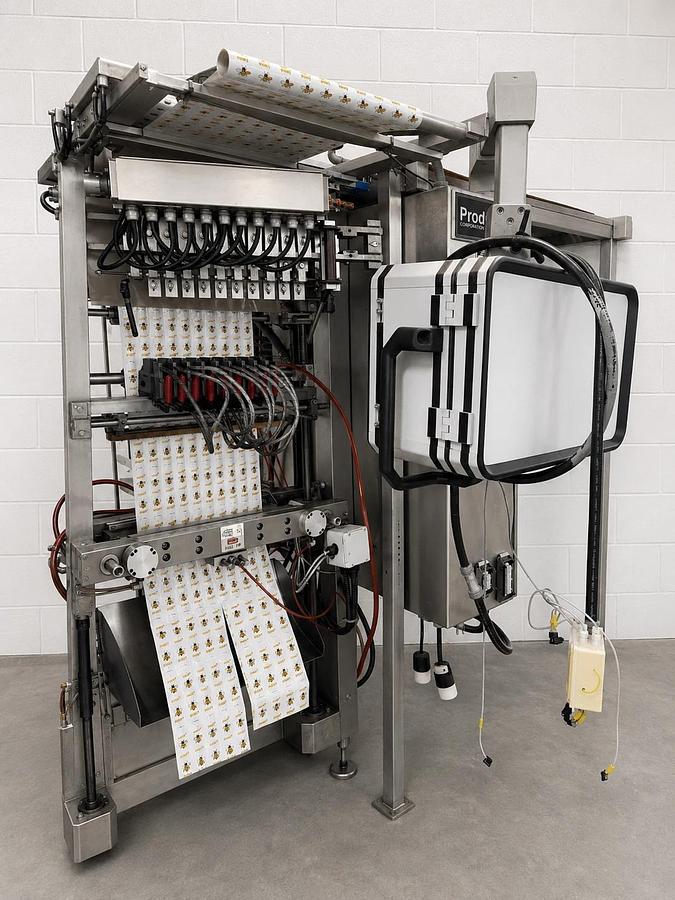 Used Prodo-Pak PV215-CSW-10 Multi-Lane VFFS Sachet Packaging Line w/Piston Filler