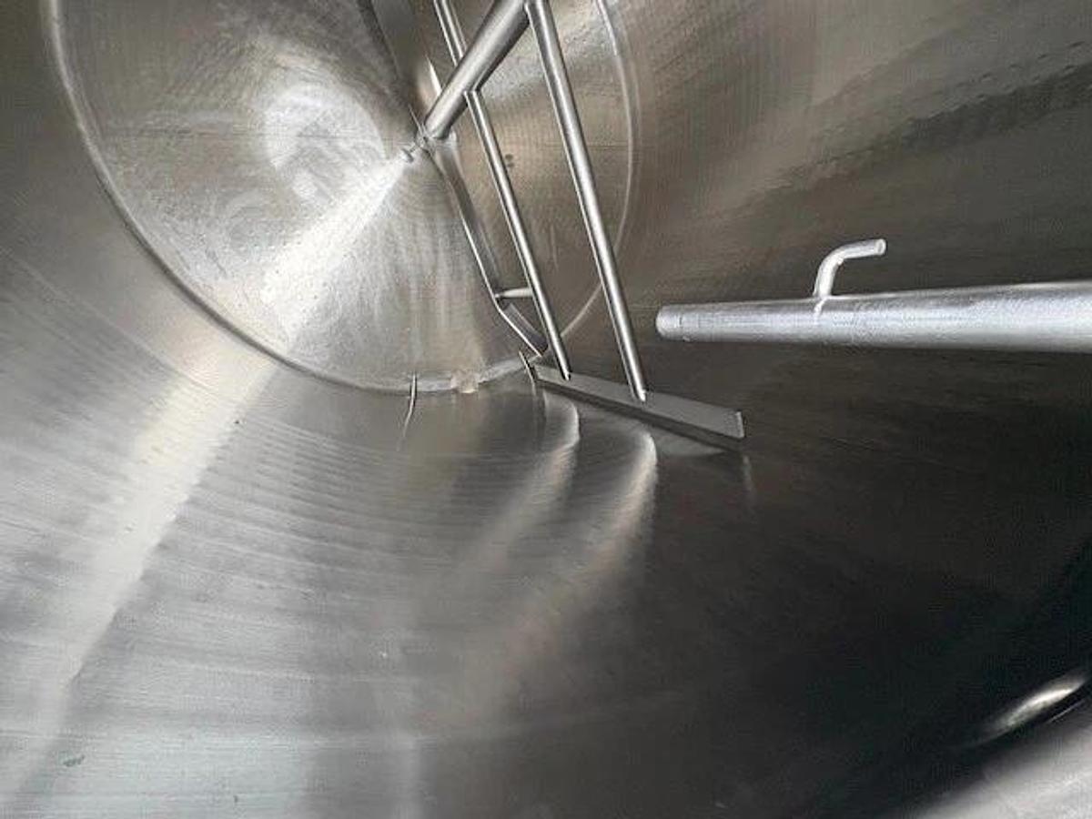 Used 3000 Gallon Stainless Steel Jacketed Processor mfg by DCI 60 PSI Sweep Agit