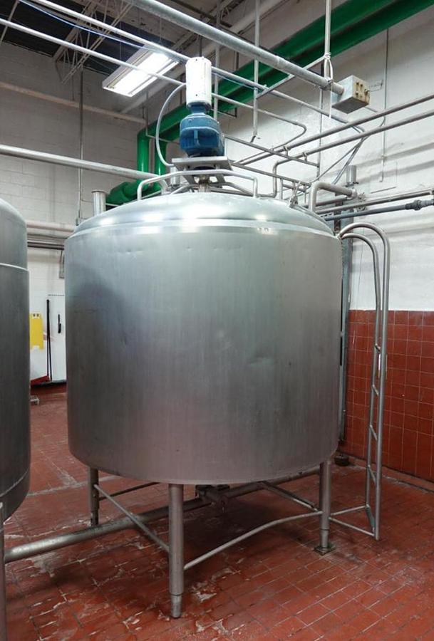 Used 1000 Gallon Stainless Steel Jacketed Processor