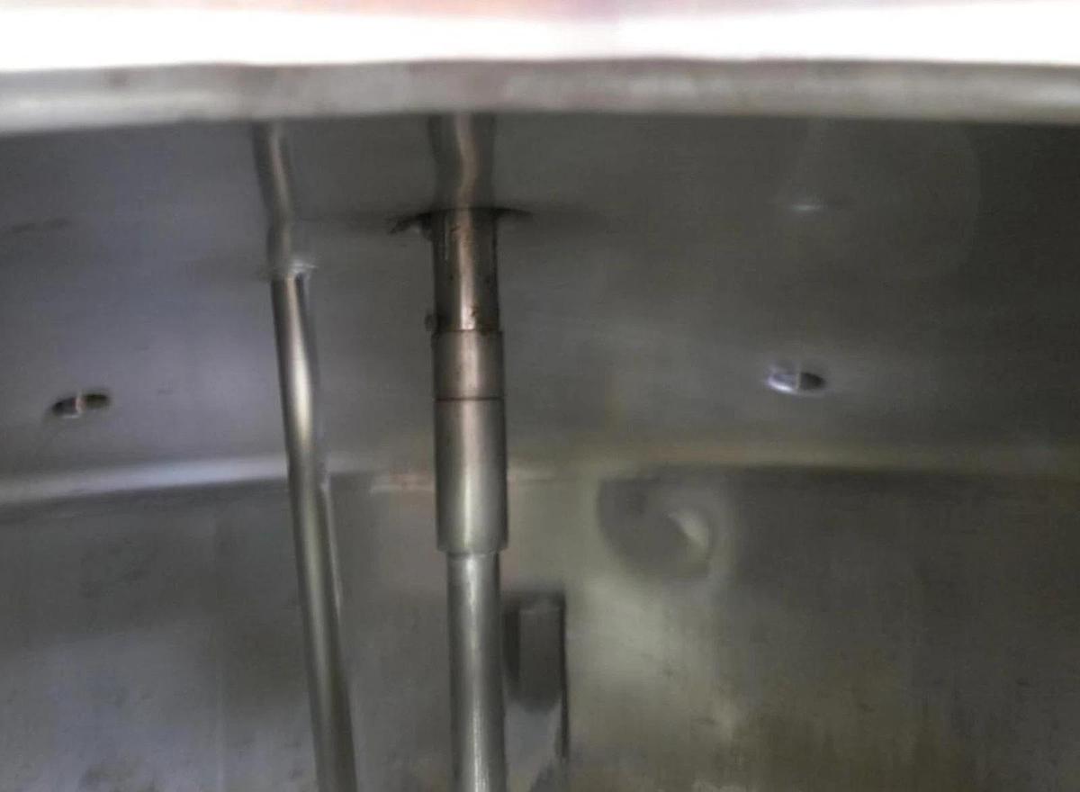 Used 1000 Gallon Jacketed Stainless Steel Processor with sweeping agitation w Cone