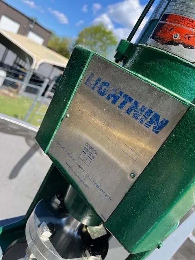 1000 Gallon 316L Stainless Steel Mix w Lightnin Tank Cone Bottom Open Top