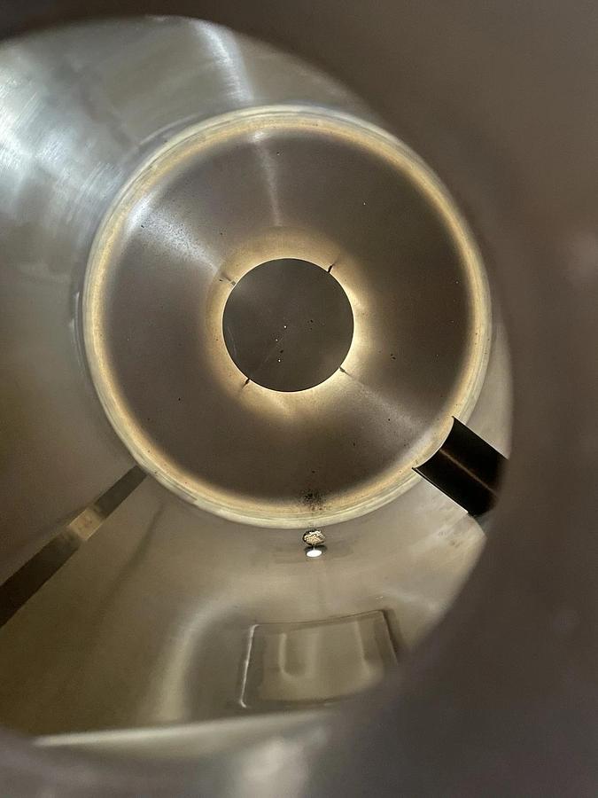 Used 500 Gallon Stainless Steel Storage Tank Mfg By HARRY HOLLAND AND SON