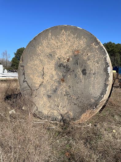 Used 14,000 Gallon Stainless Steel Tank Vertical w Bottom Heat Band