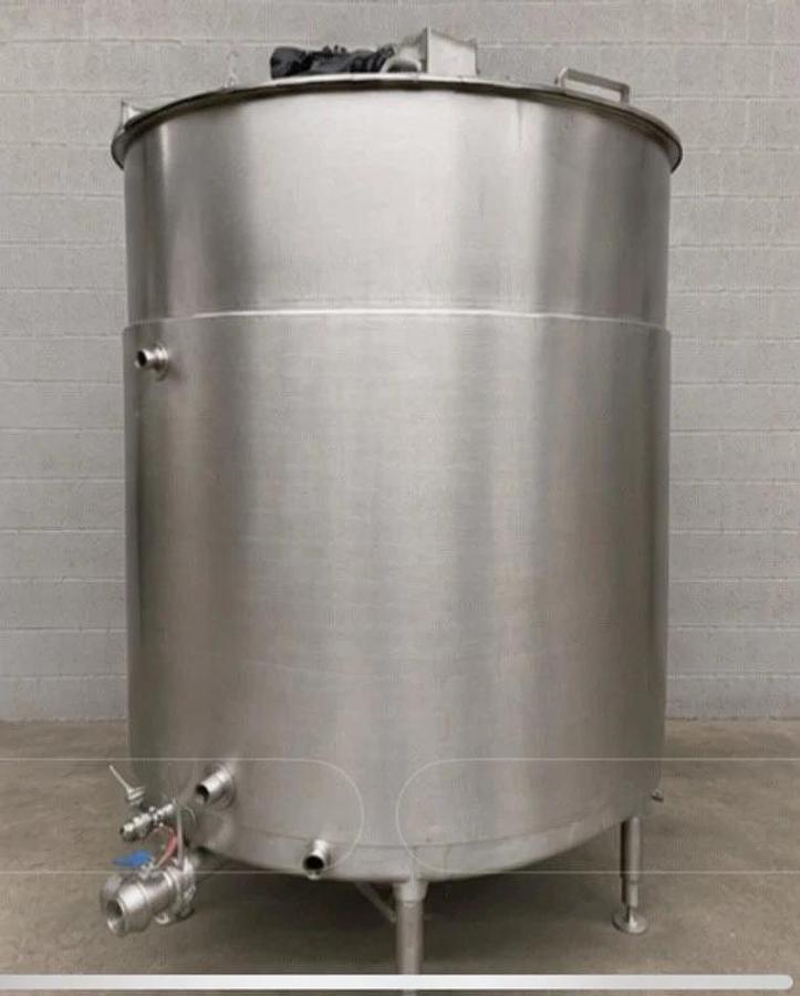 Used 800 Gallon Groen Kettle Jacketed Stainless Steel Processor with agitation
