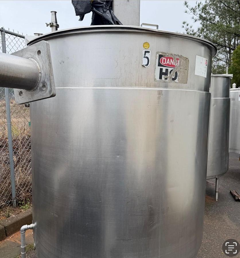 Used 800 Gallon Groen Kettle Jacketed Stainless Steel Processor with agitation