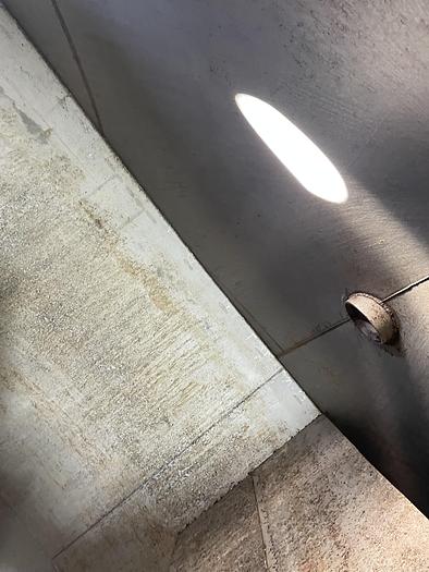 Used 14,000 Gallon Stainless Steel Tank Vertical w Bottom Heat Band