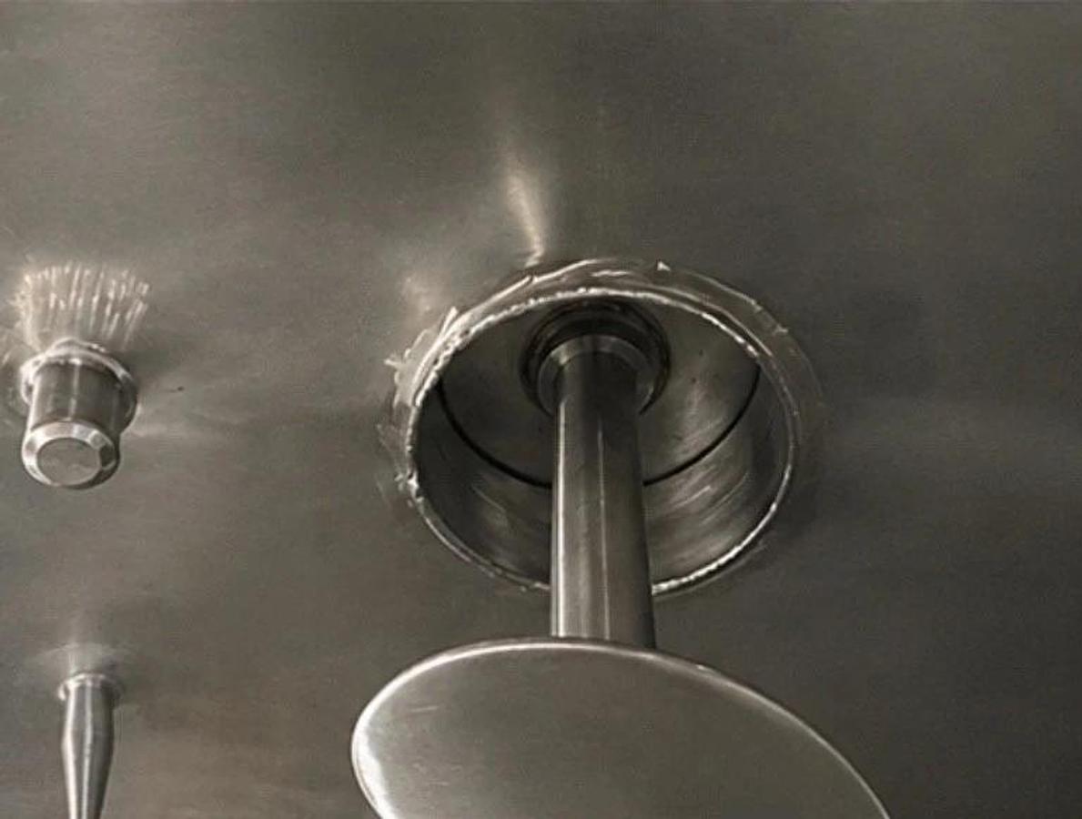 Used 2500 Gallon Vertical Jacketed Stainless Steel Mix Tank w/ 5 HP Agitator  4 avail