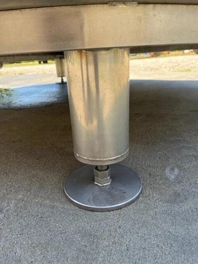 1500 Gallon Stainless Steel Jacketed Tanks Sanitary Open Top total of 6