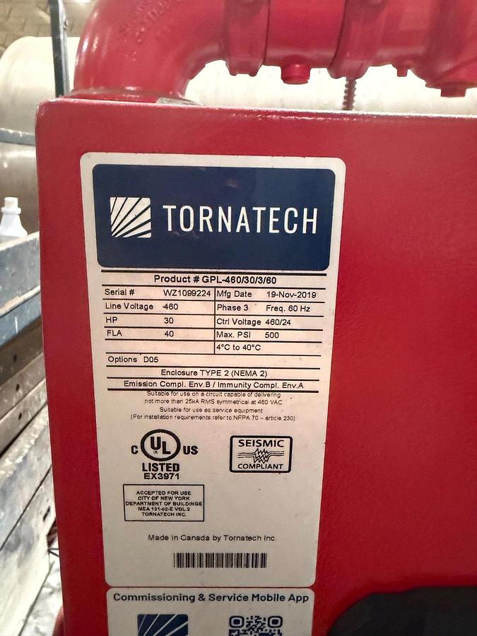 Geo-Systems USA Fire Pump Package Industrial Fire Protection System Skid