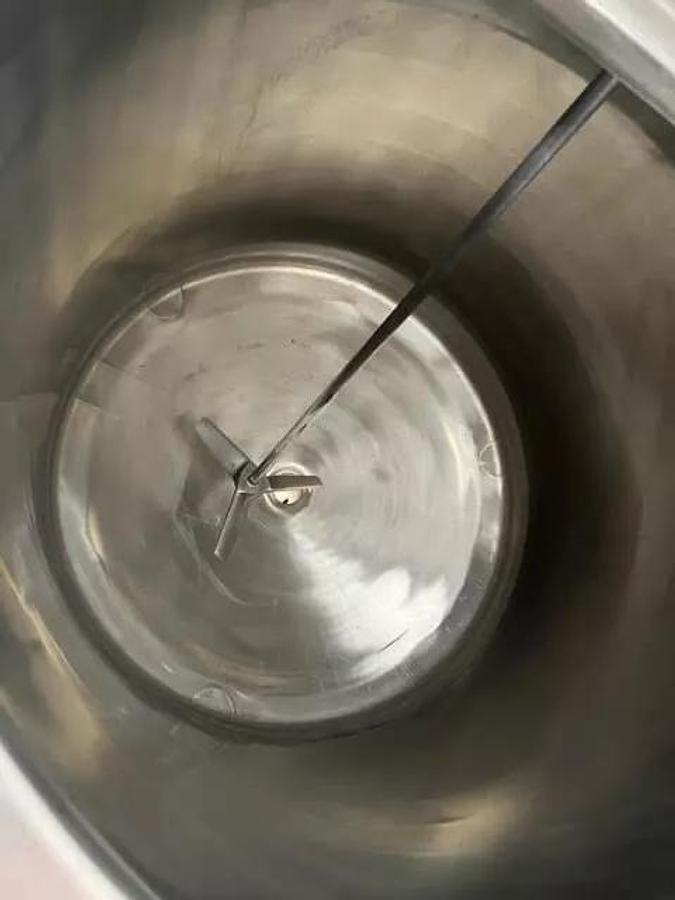 Used 100 Gallon LEE Jacketed 316 Stainless Steel Open Top w Lid Mix Tank