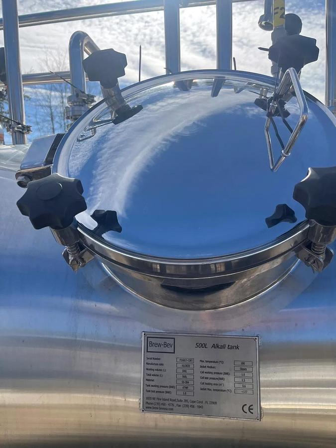 Used Brew-Bev 3 Tank CIP System new 2020 3 Tank CIP System includes Everything