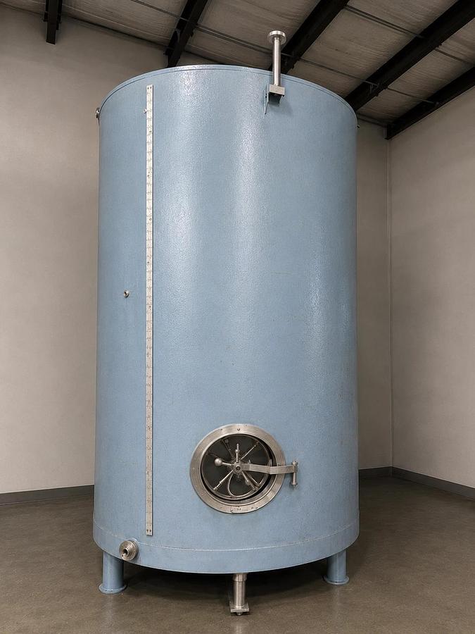 Used 2500 Gallon Vertical Jacketed Stainless Steel Mix Tank w/ 5 HP Agitator  4 avail