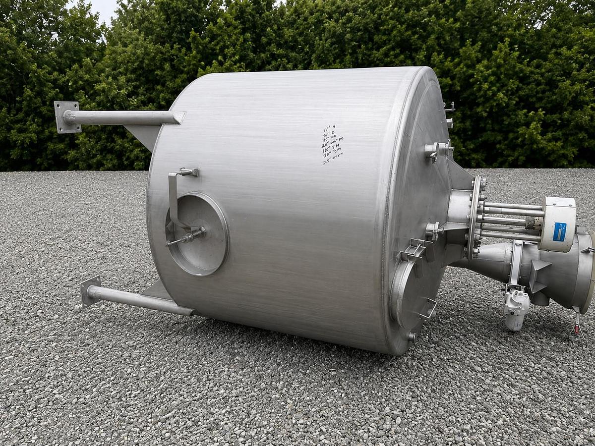 Used 30HP High Shear Emulsifier Homogenizer Mixer Stainless ARDE-Barinco silverson