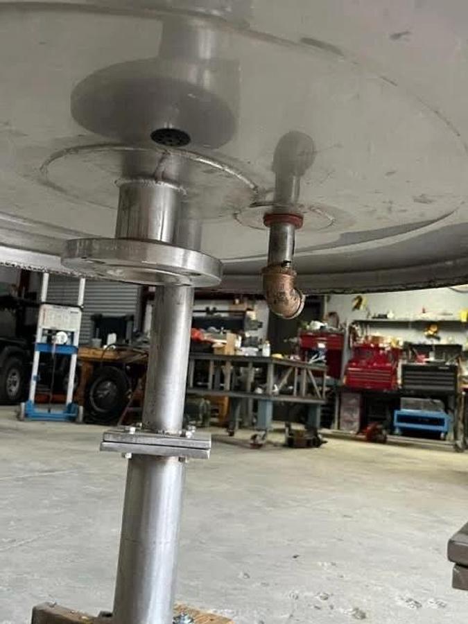 Used 100 Gallon LEE Jacketed 316 Stainless Steel Open Top w Lid Mix Tank