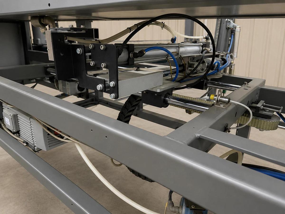 Used COMBI 2EZHS CASE ERECTOR / CASE FORMER Model 2EZHS Box Sealer Carton Tape Sealer